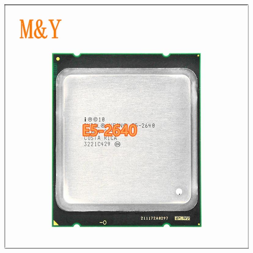  E5-2640 E5 2640 6 ھ 15M ĳ, 2.5 GHz, 8.00 GT/s, 95W LGA 2011  긴-EP AS 2650 2660 CPU